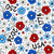 USA 250th Floral Red White and Blue 1776 2026 Image