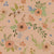 Boho Watercolor Nursery Floral in Peach, Mint, and Green on Peach Image