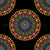 Maximalist Rainbow Mardigras Polka Dot Mandala Image