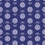 Retro Scandi Floral in Navy Blue Wallpaper Image