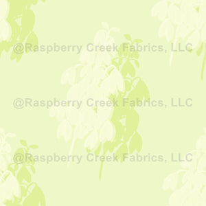 Simple Bold Flowers Green - Raspberry Creek Fabrics