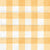 Faux Linen PRINTED Textured Gingham Yellow Image