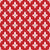 Fleur de Lis Pattern, French, Royal, White on Red Image