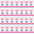 Patriotic Preppy Red Bows with Blue Flowers and Stripes Image