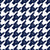 Houndstooth with Rock Hand in Dark Navy Blue White Image
