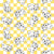 Friendly Halloween Ghosts on Yellow Checkerboard Image