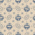 Football Helmets and Balls Line Art Doodles on Beige Image