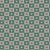 Faux Knitted Wool Checks Crafty Hygge Retro Mint White with Hearts White Pink Image
