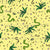 Pond Life Plants and Critters on Yellow, Frog Pond Collection by Benchmark Boutique Image