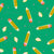 Bright Yellow and Red Pencils Shavings Stationery Triangle Bold Green Image