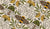Mediterranean Wildflower & Bee Botanical Pattern Folk Floral Cottagecore Fungi Natural Image