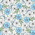 Coquette Meadow Wildflower Floral in Blue Image