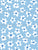 Little Flowers Light Blue and White Image