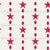 Patriotic Celebration Stars and Drops Stripes Red Image