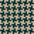 Houndstooth pattern, Green-Dark and Cream Image