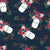 USA Mason Jar Bouquet Toss on Navy Image
