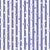 Classic Ticking Stripes in Blue Elevated with Charming, Uneven Cut-Out Hearts Image