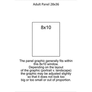 Pink and White Softfall Mama Panel, Ball Game by Bri Powell for CLUB Fabrics