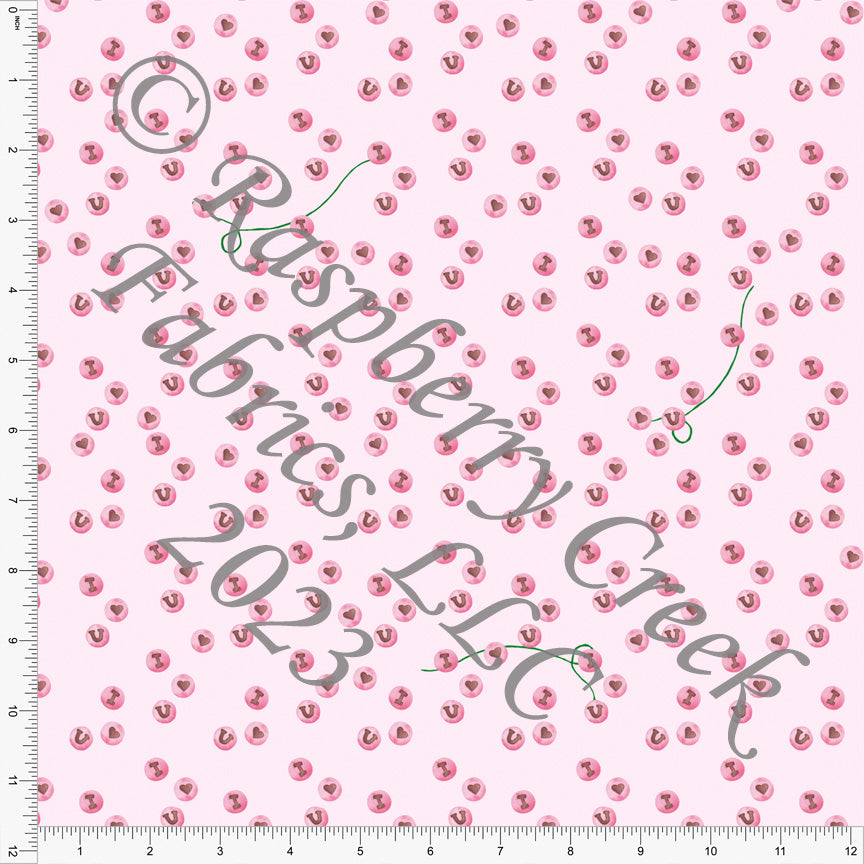 Tonal Brown on Cream Coffee Bean Heart Print Fabric, My Valentine by Bri  Powell for CLUB Fabrics Fabric, Raspberry Creek Fabrics