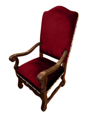 Solid Burgundy 8.75oz Imperial Minky Woven Fabric