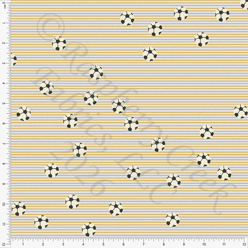 Grey Mustard Black Cream Soccer Micro Stripe, Field Notes by Bri Powell for CLUB Fabrics