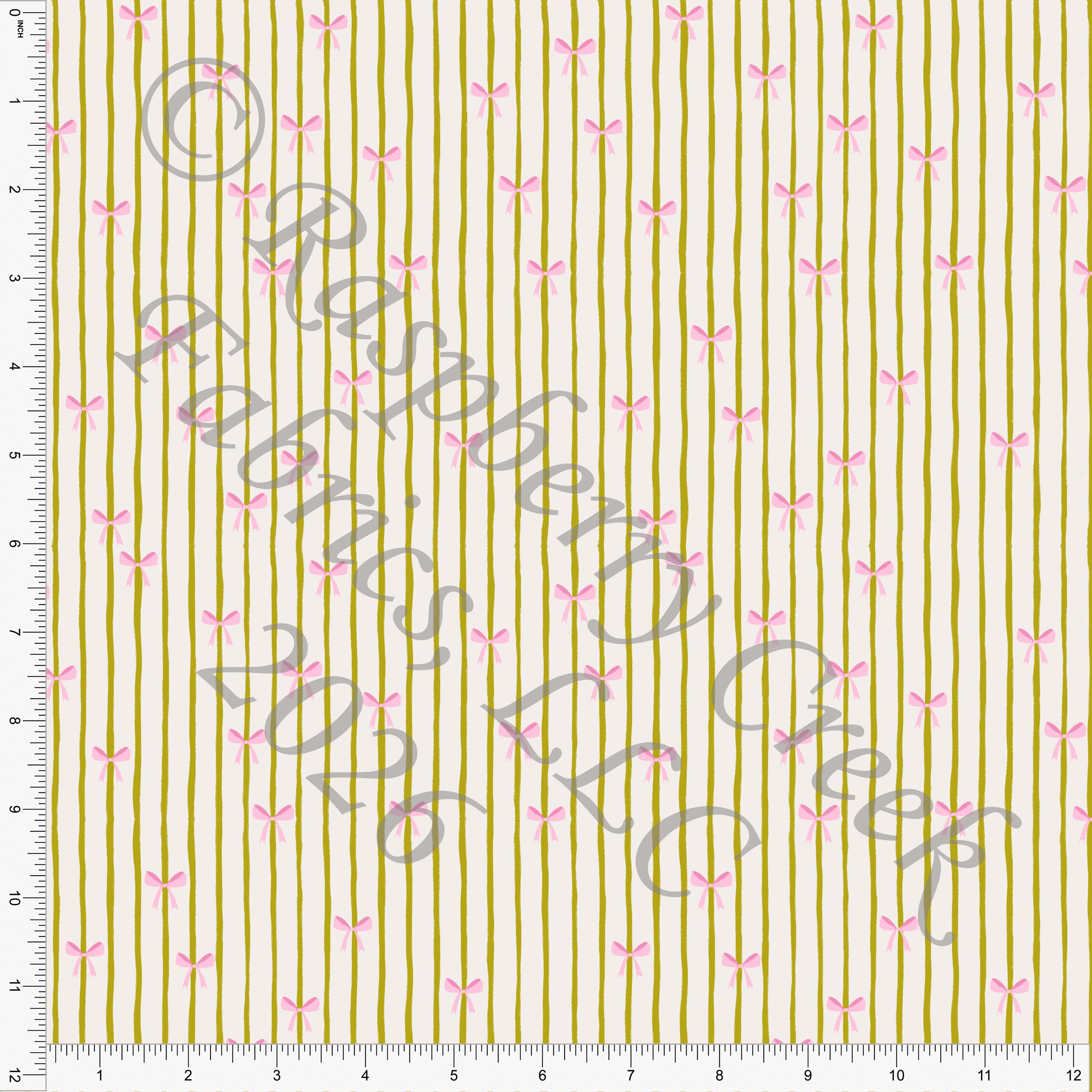 Light Pink, Deep Lime, Stripes, on cream Olive You Forever by Bri Powell for Valentines 2026 CLUB Fabrics