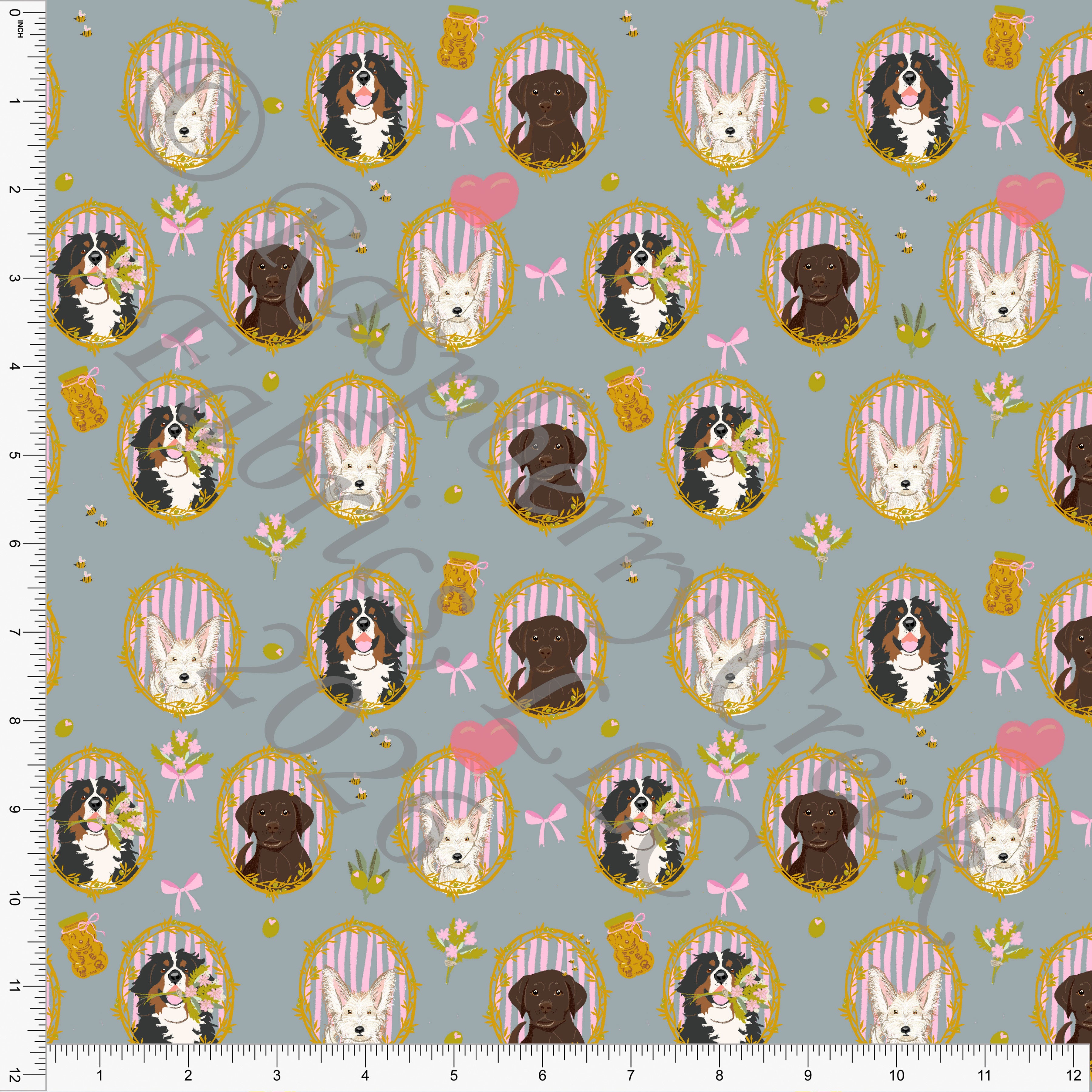 Light Pink, Deep Lime, Mustard, Brown, on grey Best Friends, Olive You Forever by Bri Powell for Valentines 2026 CLUB Fabrics