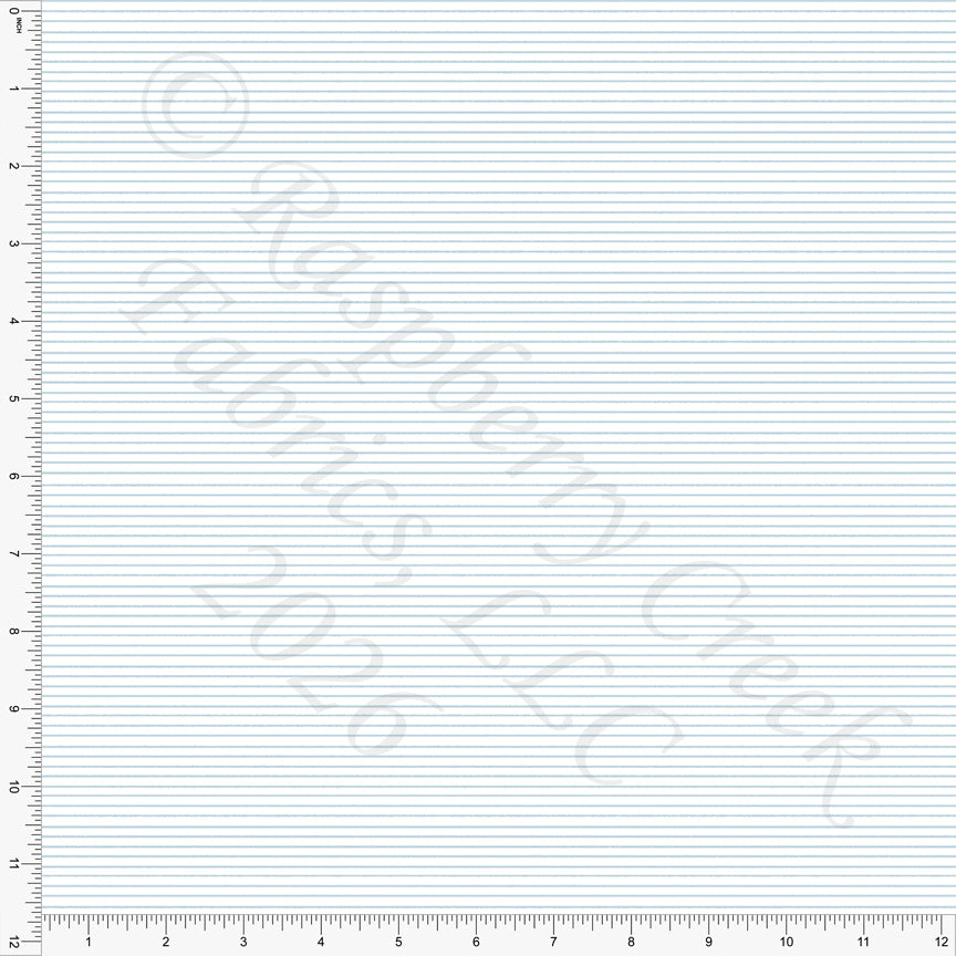 Light Blue Micro Stripe, Field Notes by Bri Powell for CLUB Fabrics