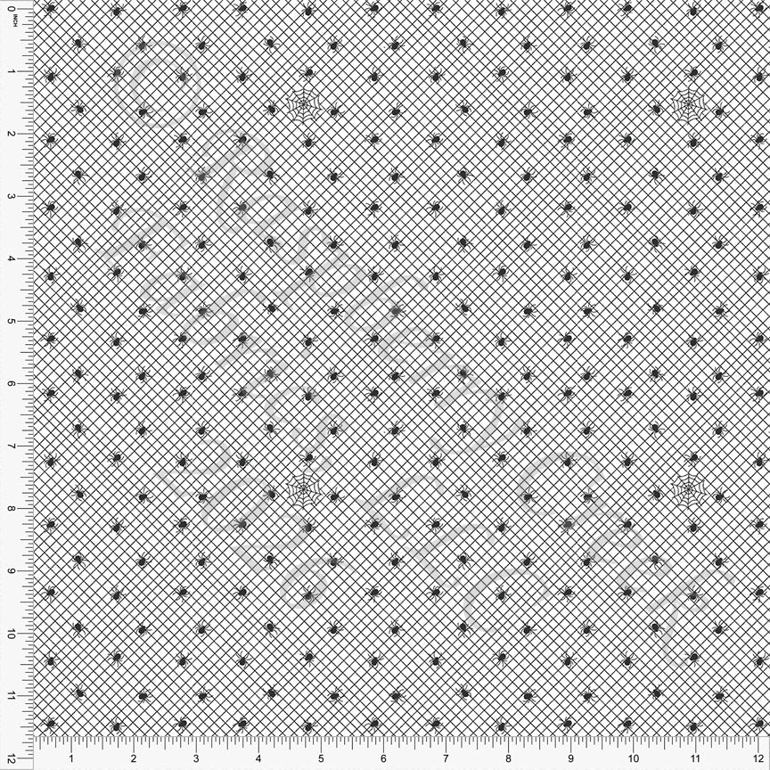 Black Micro Spiderwebs, Read More BOOooks by Bri Powell for CLUB Fabrics