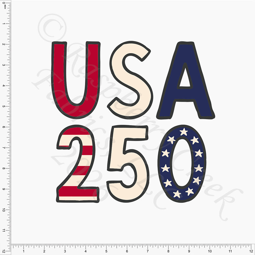 Red Navy Cream USA 250 Panel, Star Spangled by Bri Powell for CLUB Fabrics