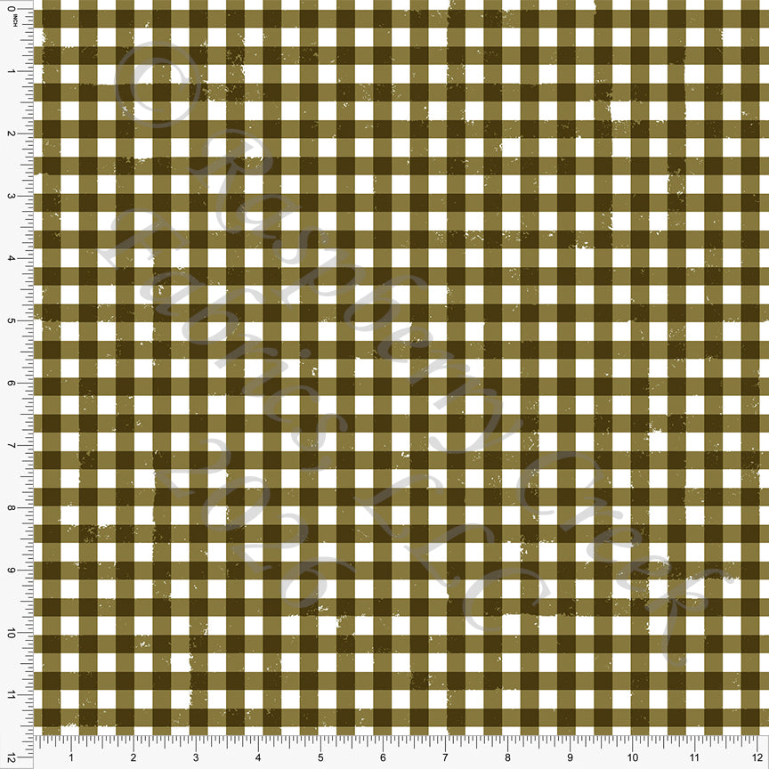 Green Gingham, Halloween Basics by Brittney Laidlaw for CLUB Fabrics
