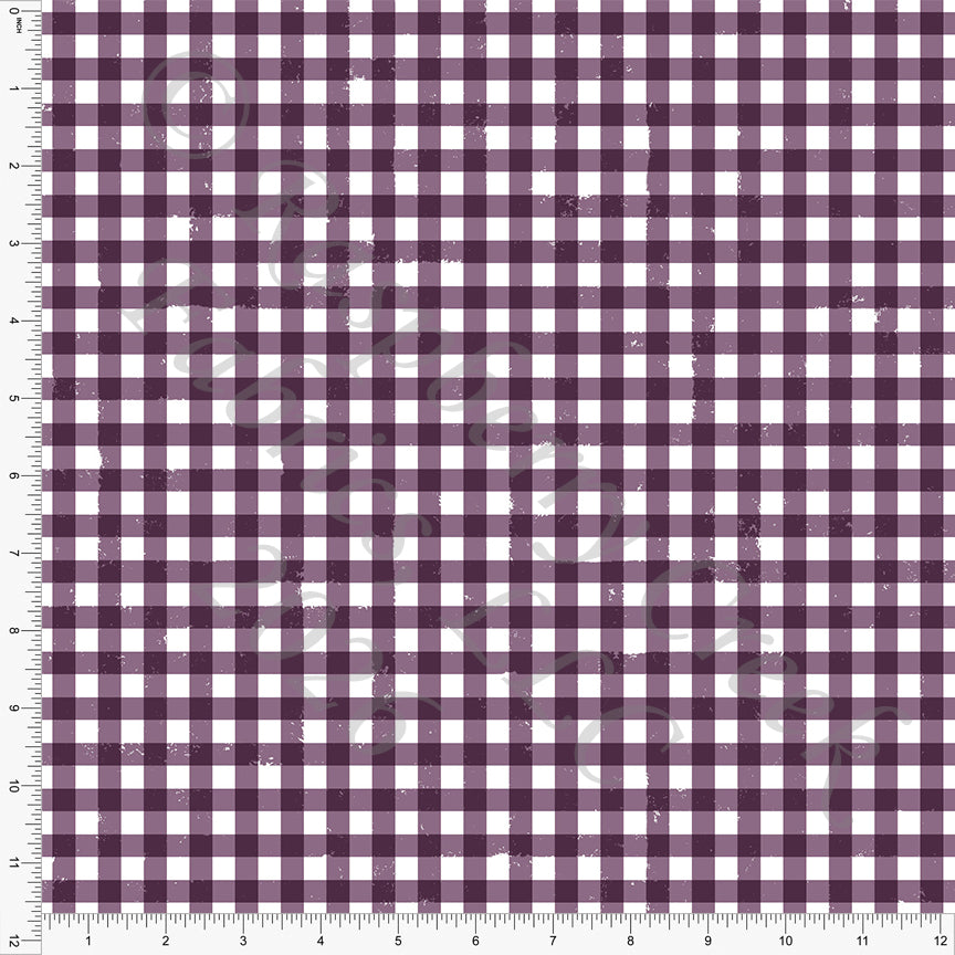 Purple Gingham, Halloween Basics by Brittney Laidlaw for CLUB Fabrics