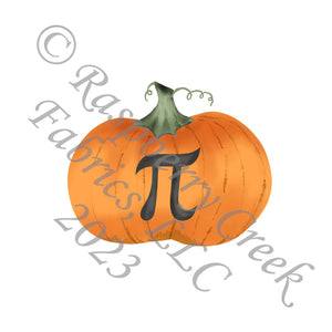 Tonal Orange and Green Pumpkin Pie Panel, Bussin' By Brittany Allen for CLUB Fabrics