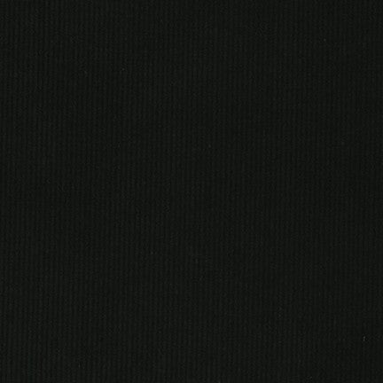Black 14 Wale Corduroy, Corduroy by Robert Kaufman