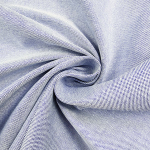 Royal Blue Oxford Cotton Shirting Swirled