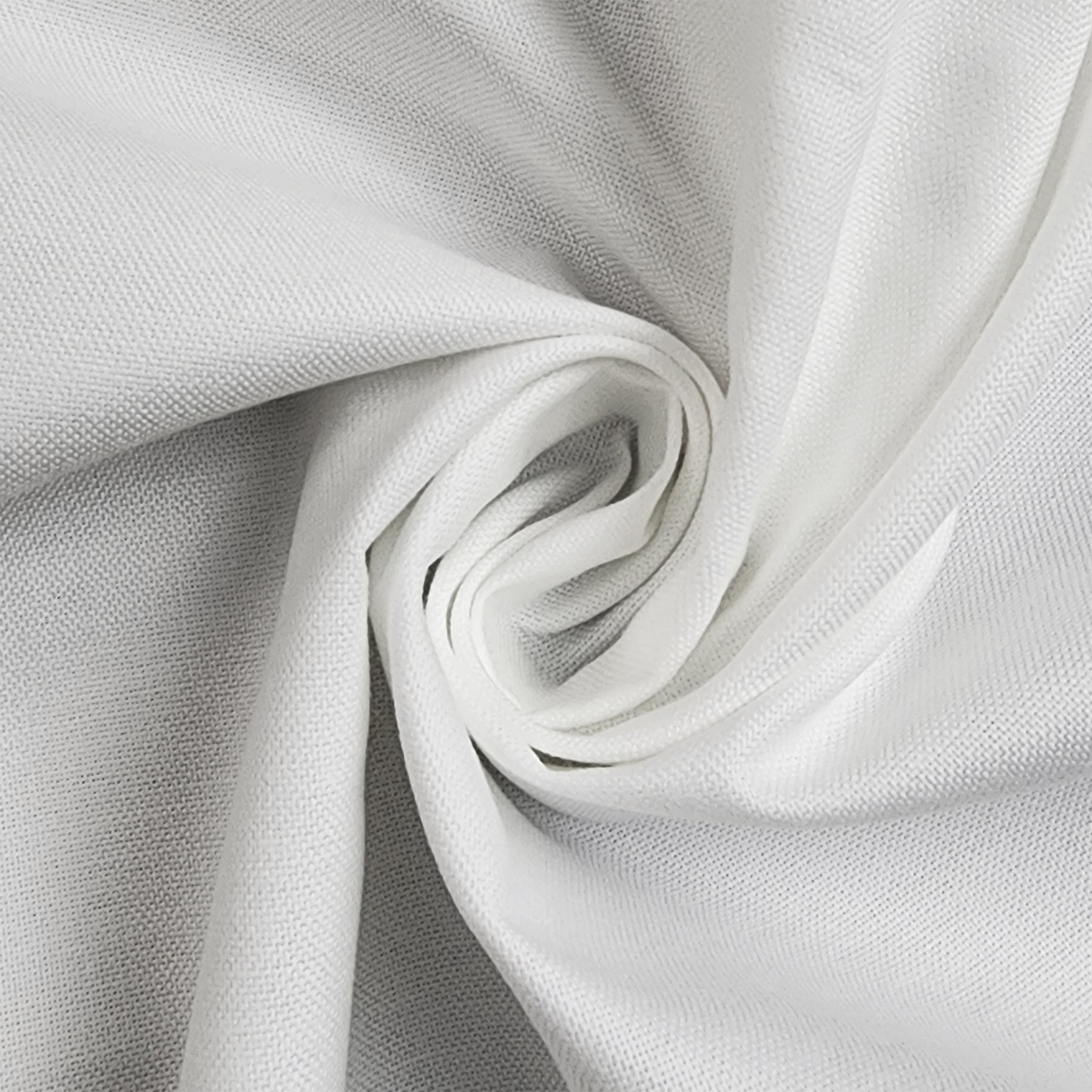 White Oxford Cotton Shirting Swirled