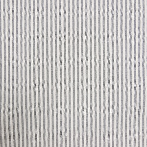 Black Stripe Oxford Cotton Shirting