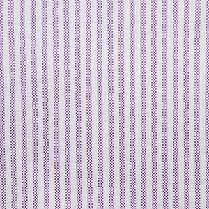 Purple Stripe Oxford Cotton Shirting