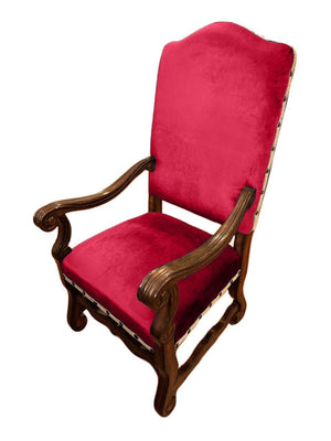 Solid Crimson Red 8.75oz Imperial Minky Woven Fabric