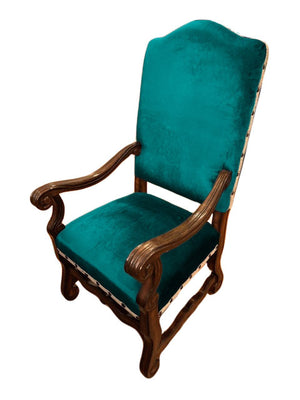 Solid Cyan Imperial Minky Velvet