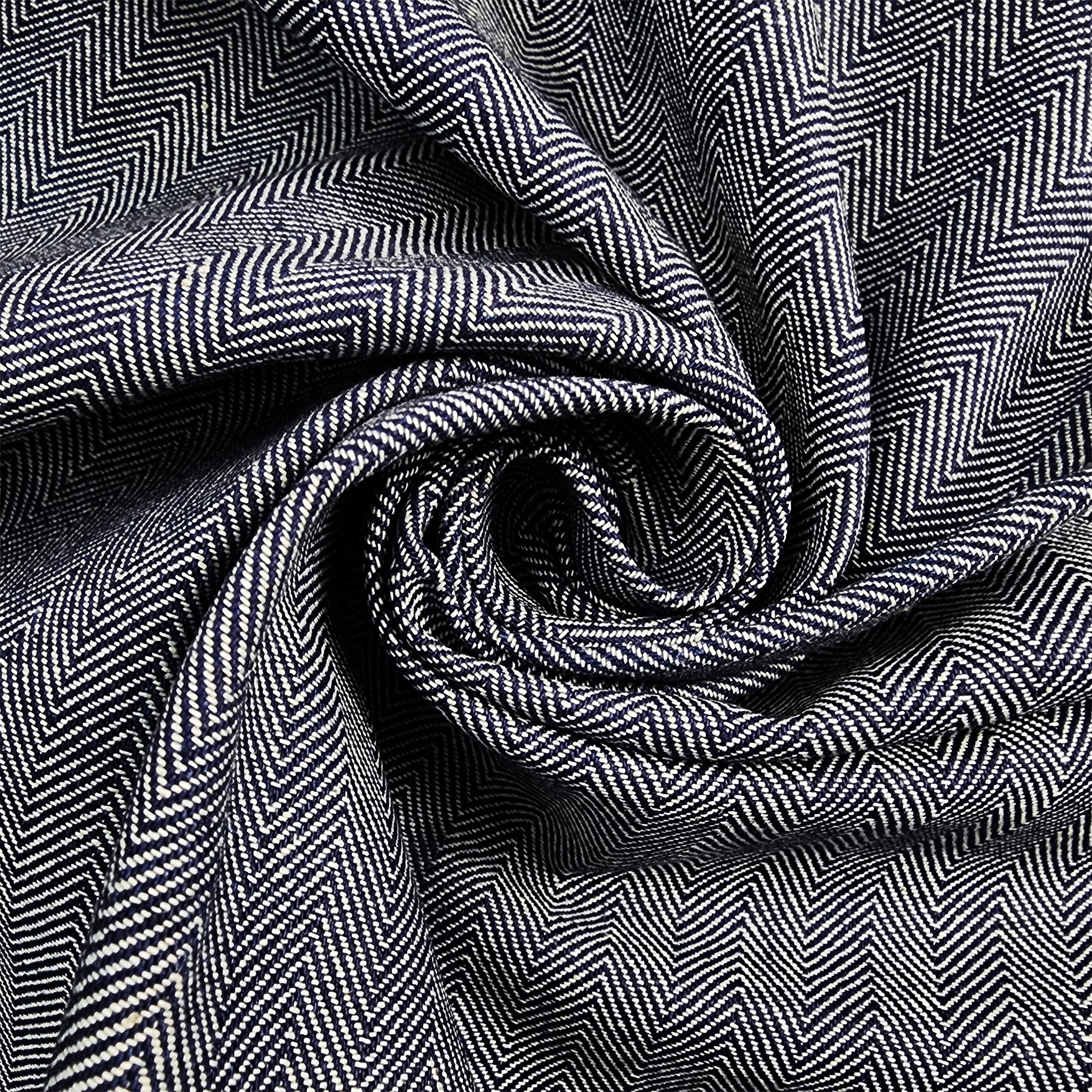 10 oz Herringbone Denim Swirled