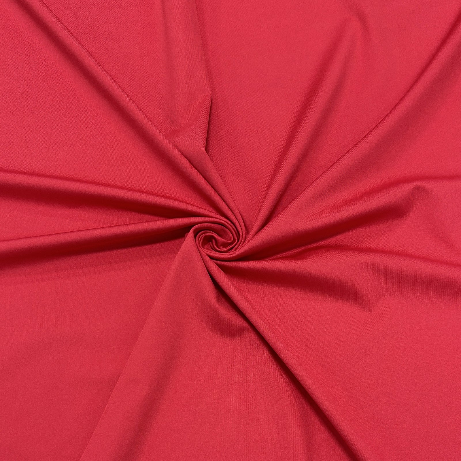 Solid Red 4 Way Stretch Moisture Wicking Athletic Performance Knit Fabric