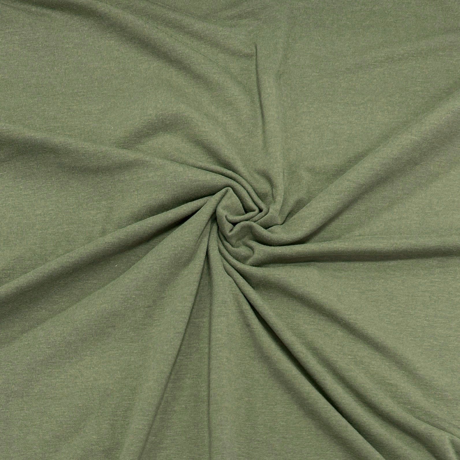 Solid Light Pickle Green Bamboo Cotton Spandex Jersey Knit