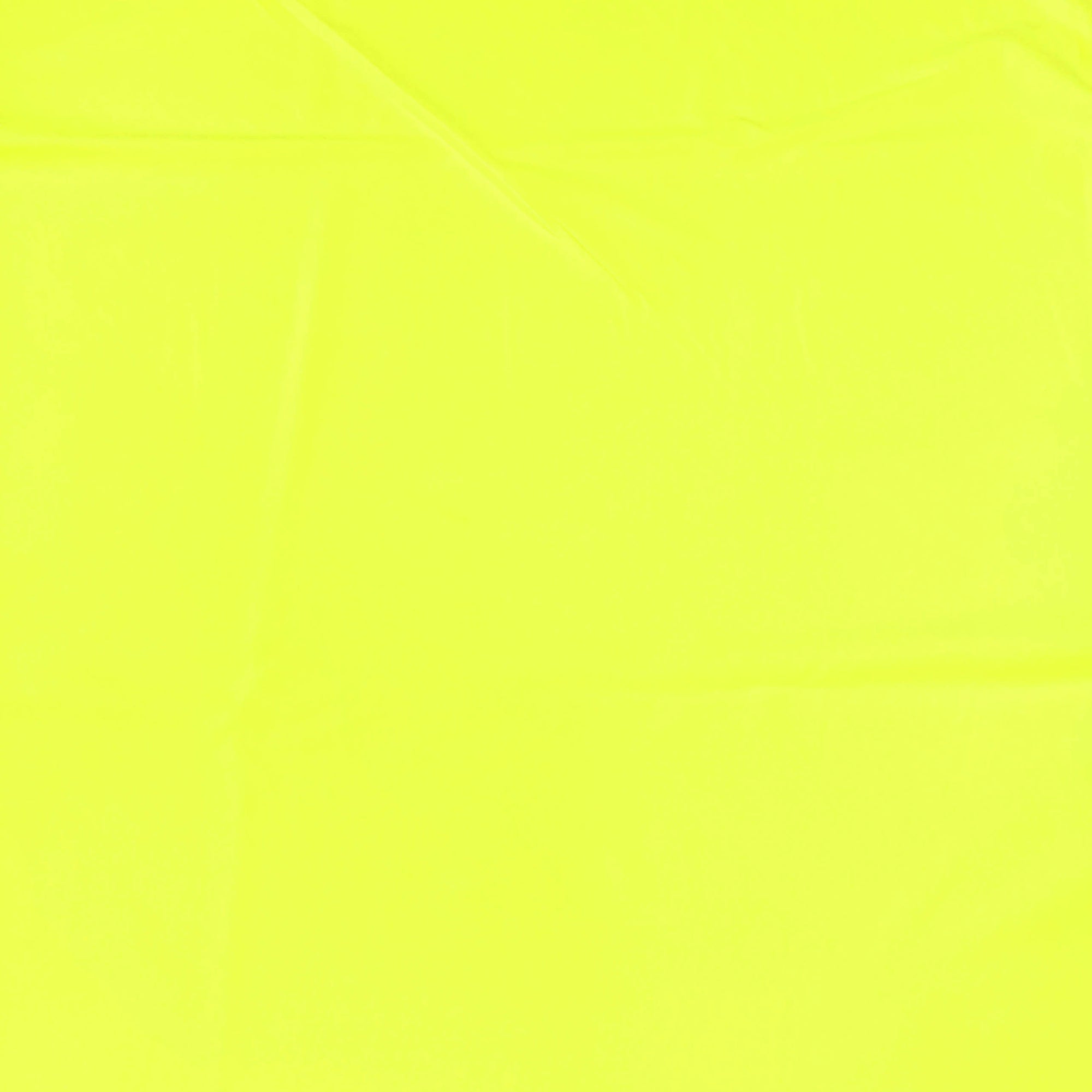 Solid Neon Yellow 4 Way Stretch MATTE SWIM Knit Fabric
