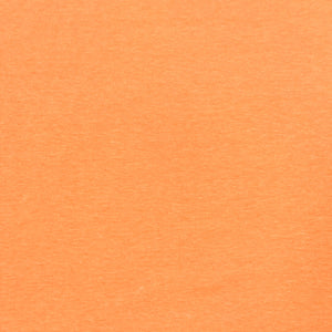 Solid Heathered Neon Orange 4 Way Stretch 10 oz Cotton Lycra Jersey Knit Fabric