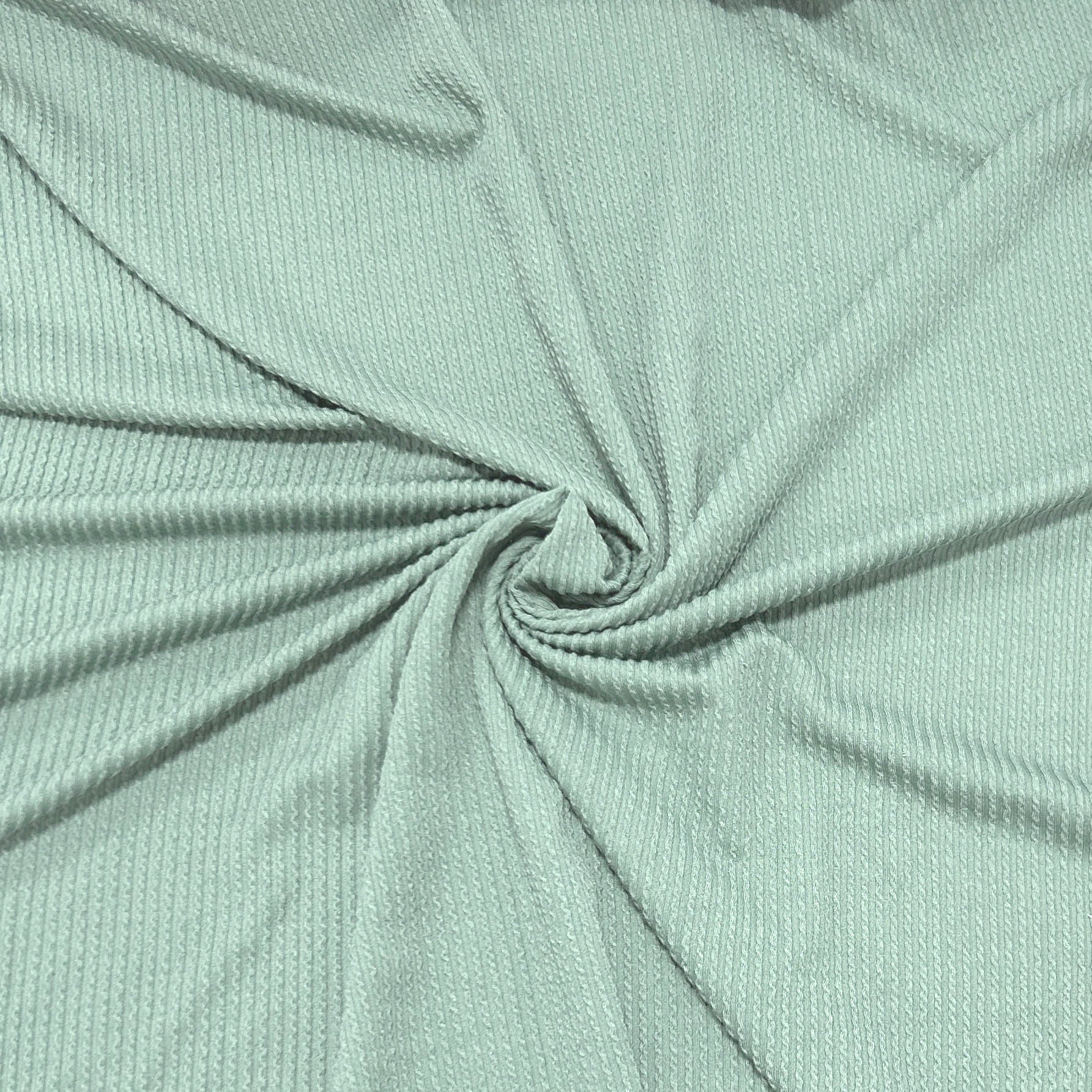 Pale Sage Green Jacquard Double Knit Rib Fabric Fabric, Raspberry 