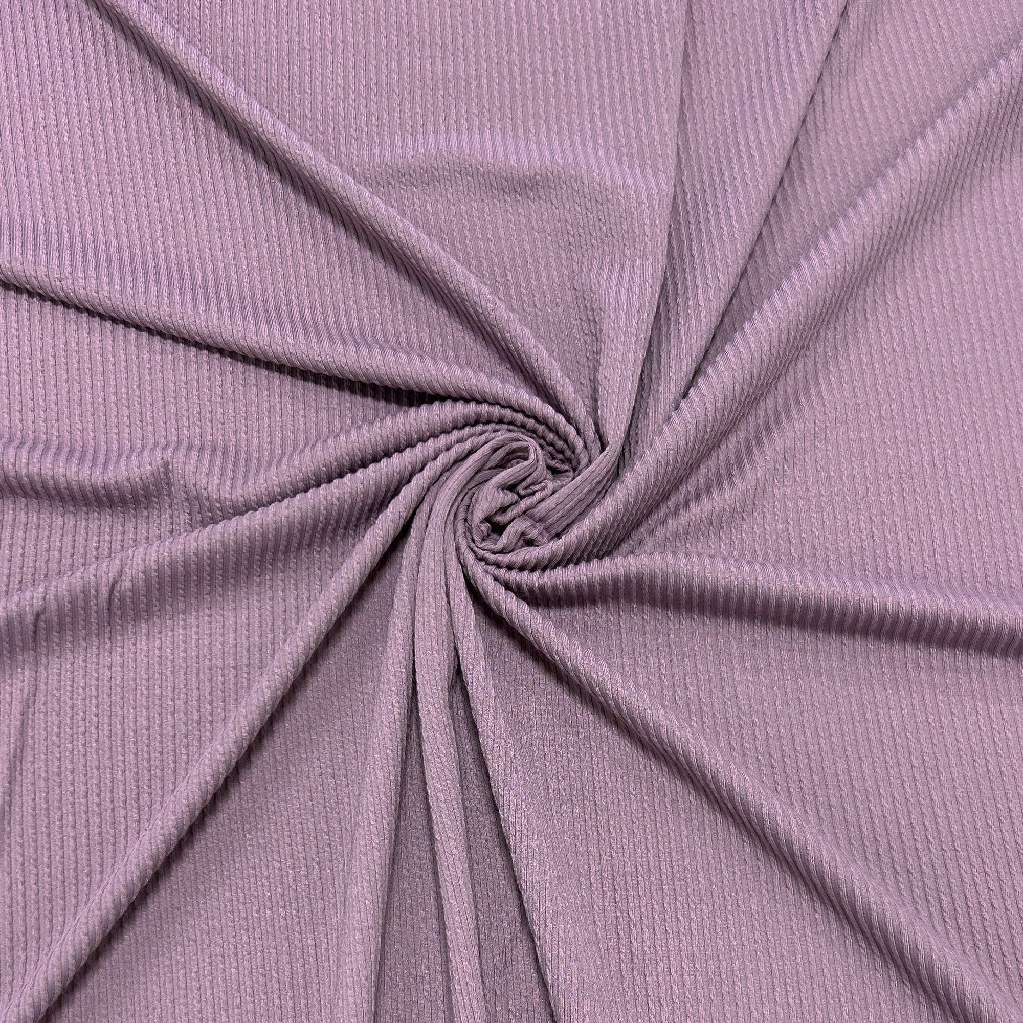 Dusty Lavender Jacquard Double Knit Rib Fabric