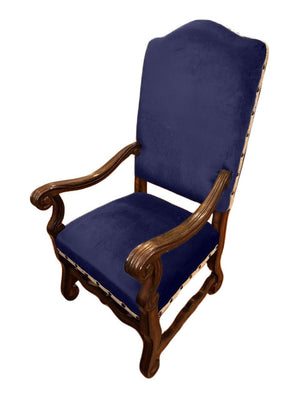 Solid Indigo 8.75oz Imperial Minky Woven Fabric