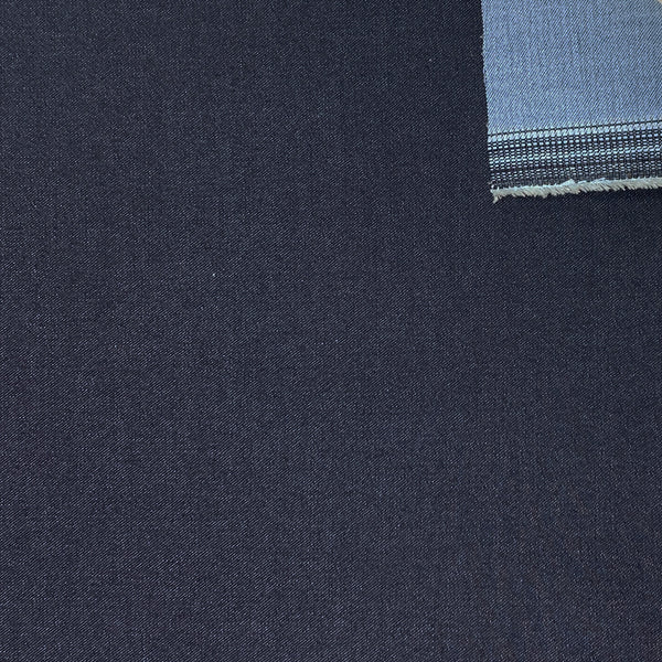 Dressmaking Fabric | Perla Sparkle Stretch Denim - Indigo | Fabric Godmother
