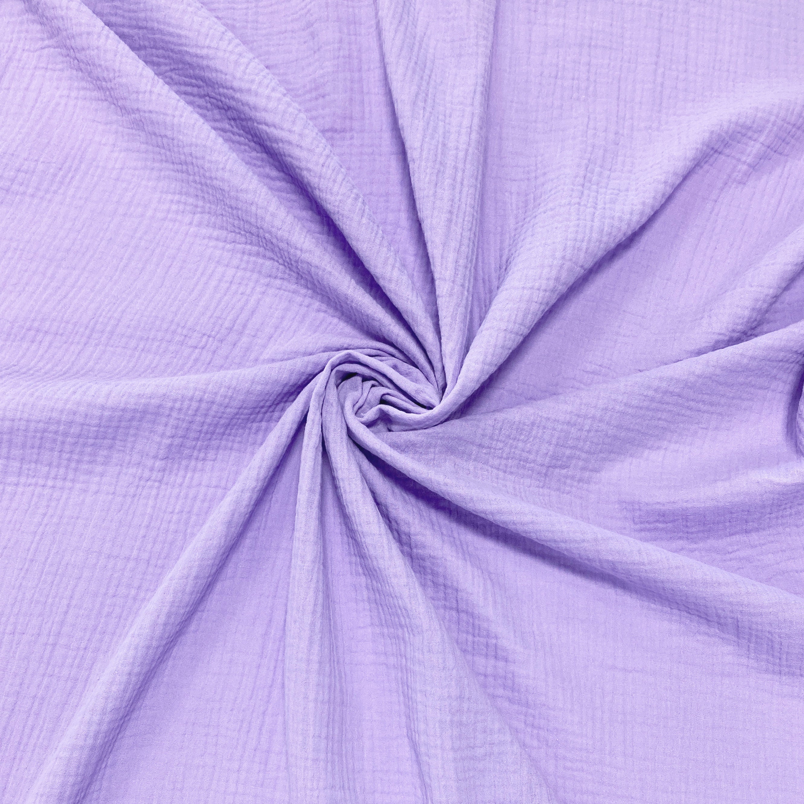 Lilac Purple Woven Cotton Light Weight Double Gauze Fabric Fabric,  Raspberry Creek Fabrics